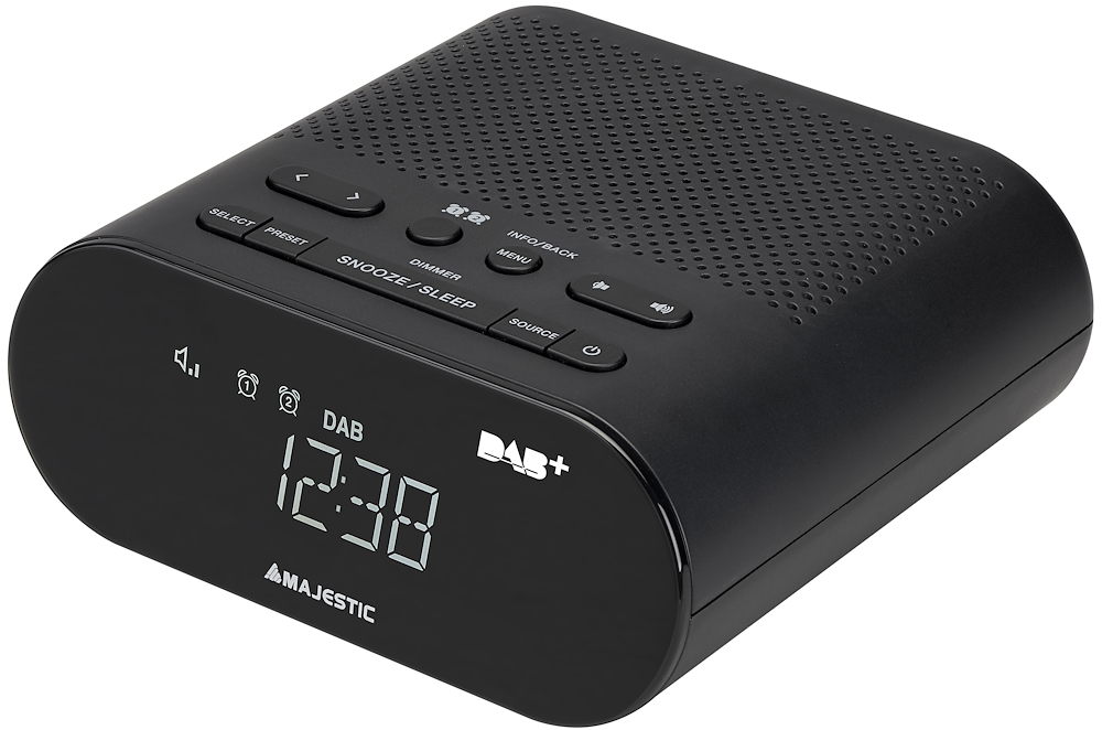 MAJESTIC RS116DAB - DAB+ Wecker mit USB-Anschluss