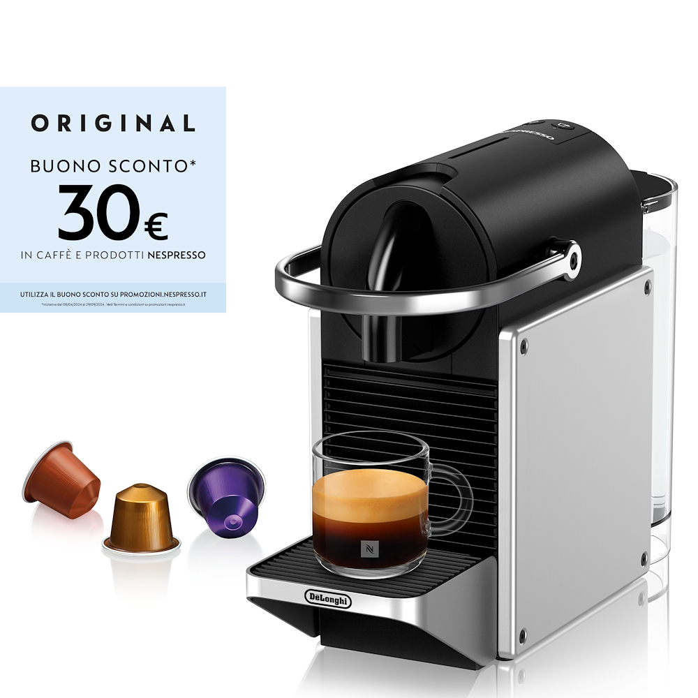 DE LONGHI EN127S - De'Longhi Nespresso Pixie EN127.S Kapselmaschine
