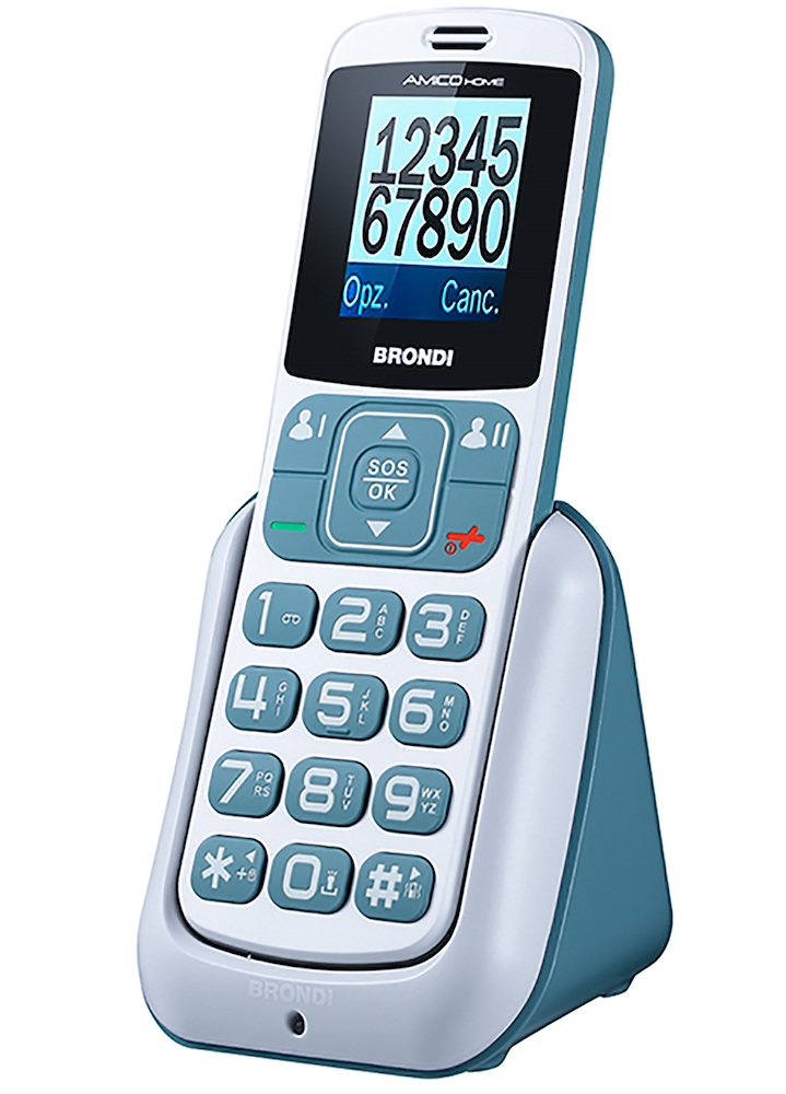 BRONDI AMICOHOMEBIANCO - Brondi Senioren Handy 1.77" mit BT