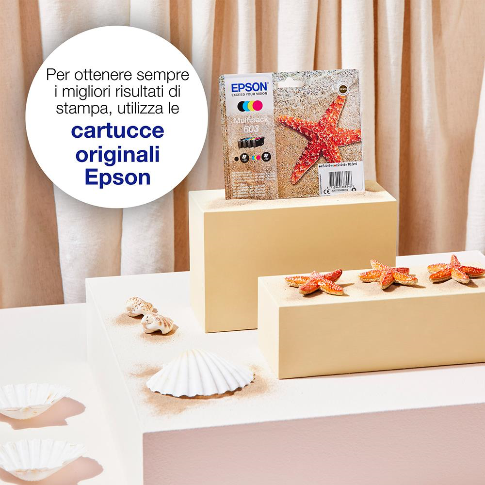 EPSON C13T03A94020 - C13T03A94020 0517622 CART.INK-JET STELLA MARINA 603 BLK XL+MAG/YEL/CIAN