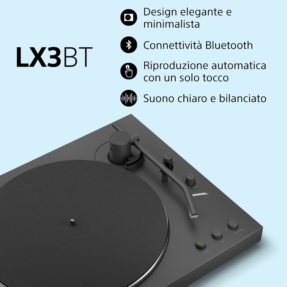 SONY PSLX3BT - Bluetooth Plattenspieler