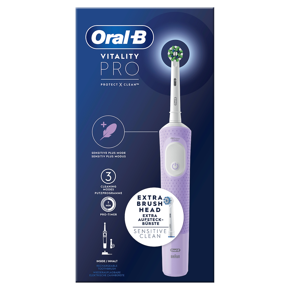 ORAL-B VITALITYPROLILLA - Oral-B Vitality Pro Elektrische Zahnbürste Lila