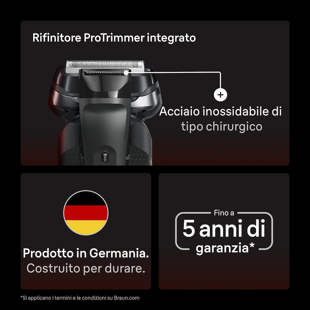 BRAUN 83920512 - Elektrorasierer Series 9 Schwarz