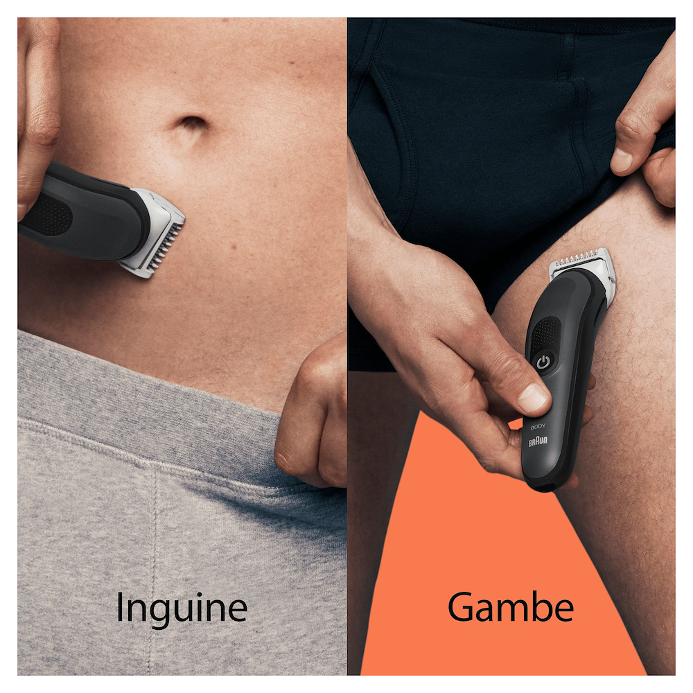 BRAUN BG3340 - Körpertrimmer für Männer mit SkinShield