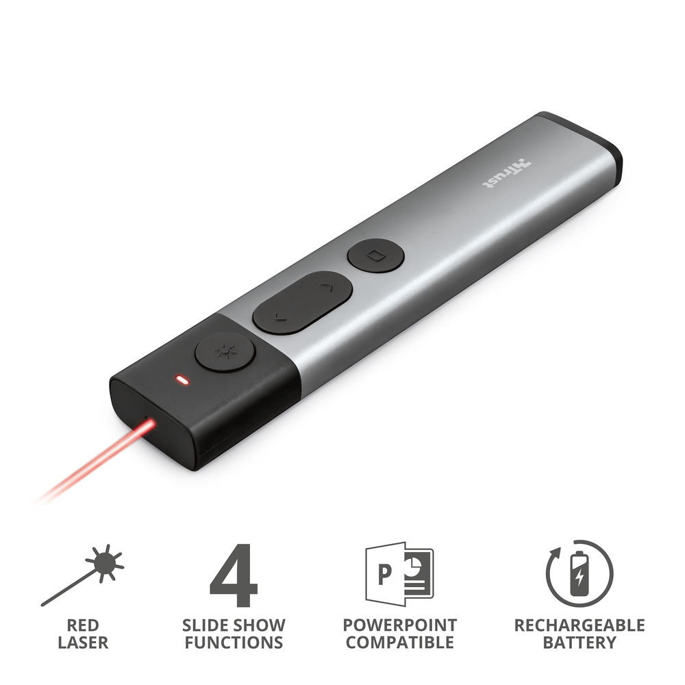 TRUST 23333 - Laser Presenter Kazun aus Aluminium