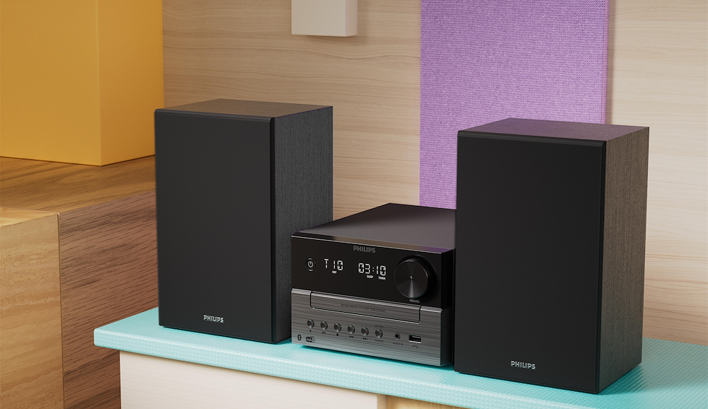 PHILIPS TAM3505M2 - 20W Mikro HiFi System mit Bluetooth