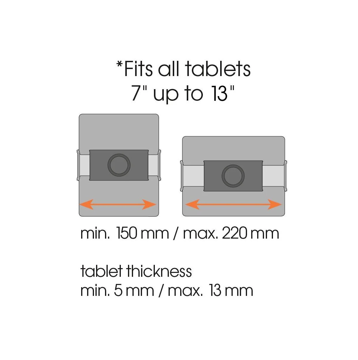 VOGEL'S TMS1010 - Vogel's TMS 1010 Universal Tablet Wandhalterung