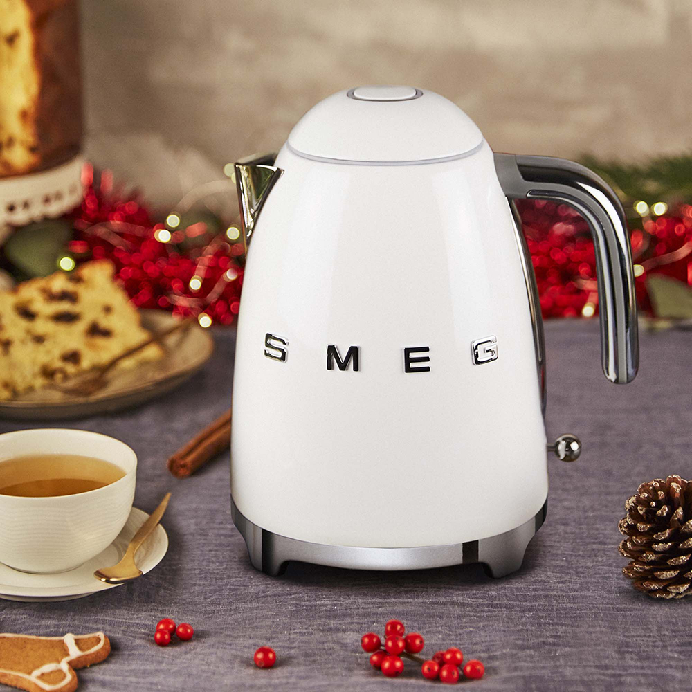 SMEG KLF03WHEU - Smeg Wasserkocher 50er Jahre Weiß