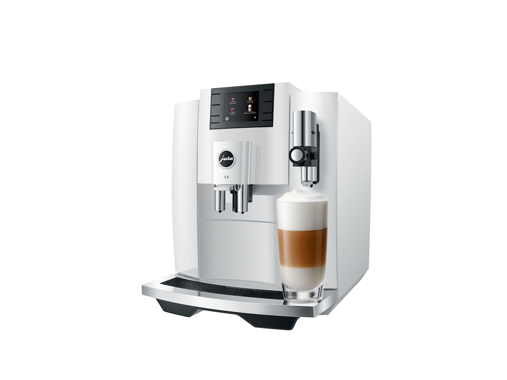 JURA E8PIANOWHITE - E8 Automatische Kaffeemaschine 15 Bar