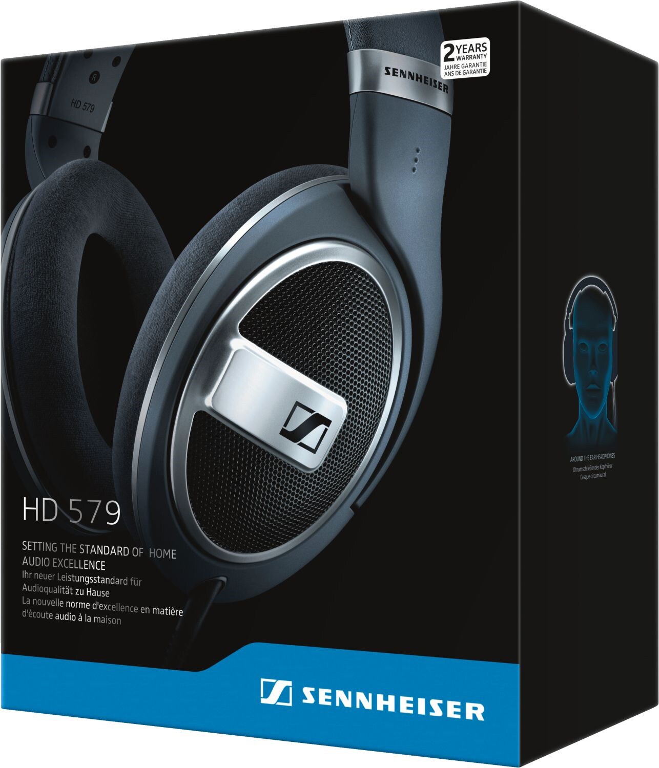 SENNHEISER HD579 - Sennheiser HD 579 Over-Ear-Kopfhörer