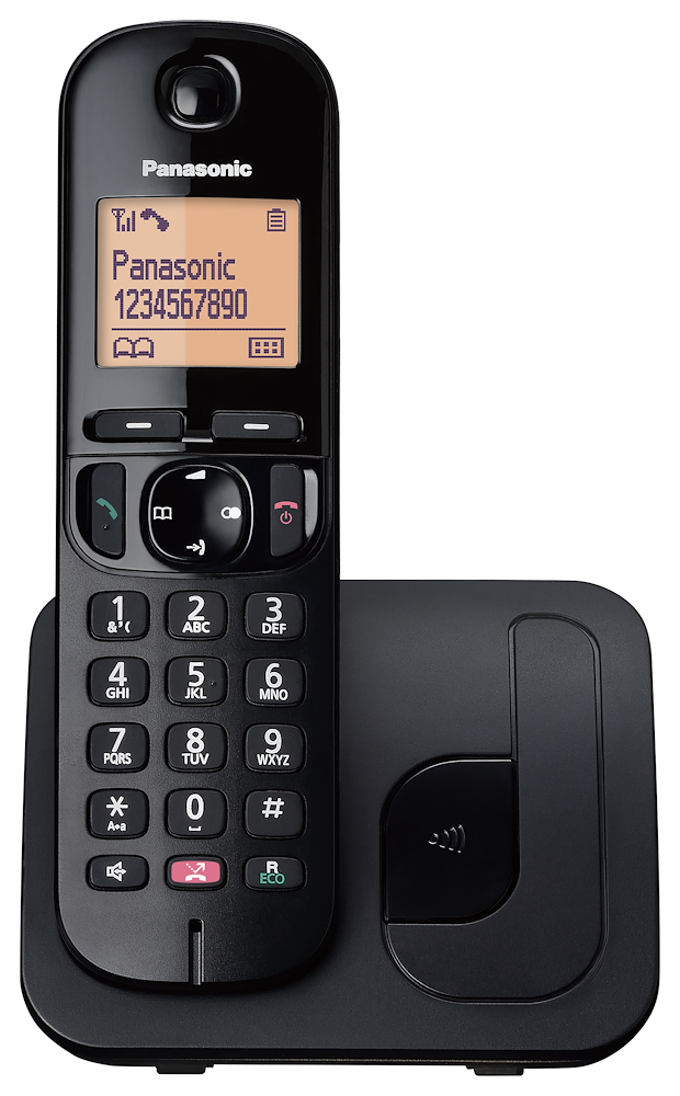 PANASONIC KXTGC250JTB - Panasonic Schnurloses Telefon 1.6" Schwarz