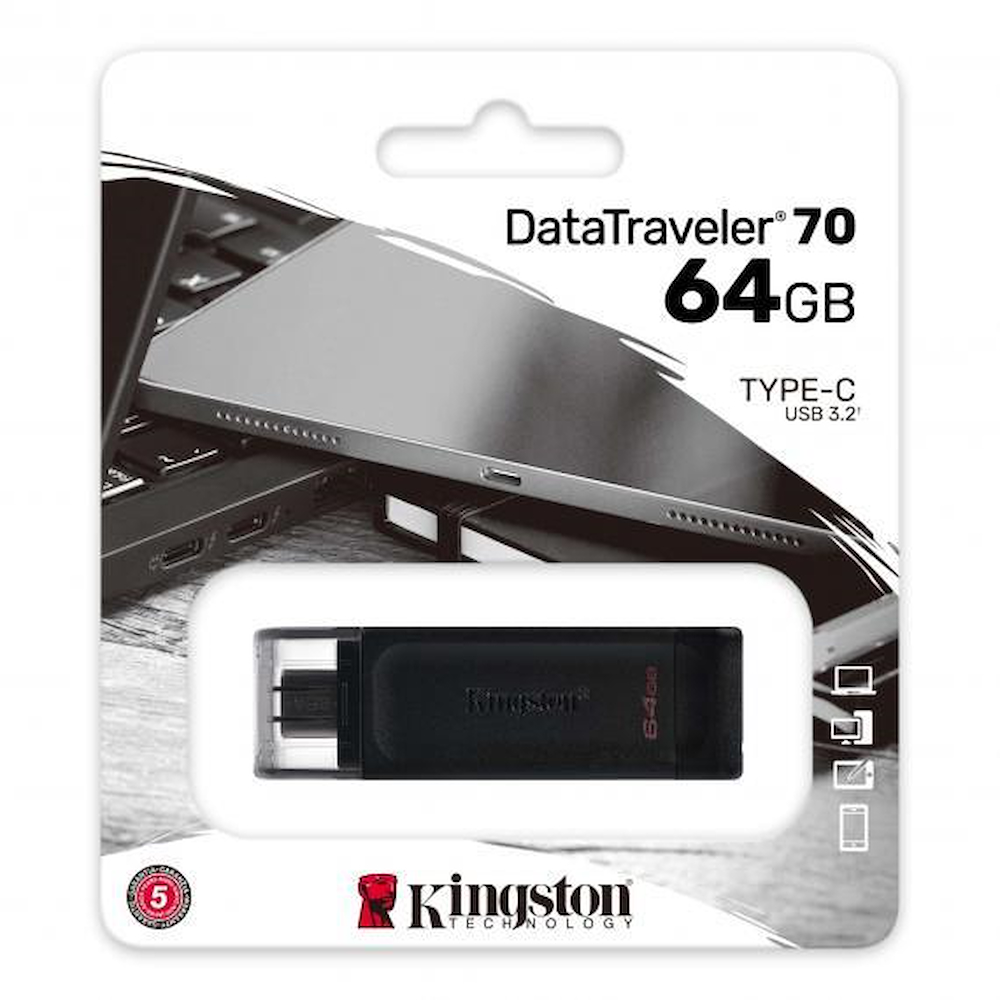 KINGSTON DT7064GB - Kingston USB-C Pendrive 64GB