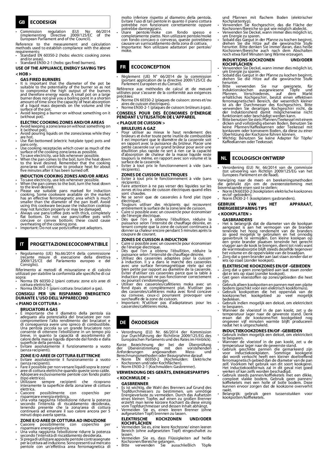 DE LONGHI FFA57ASV - Gasherd 70cm 5 Zonen Edelstahl