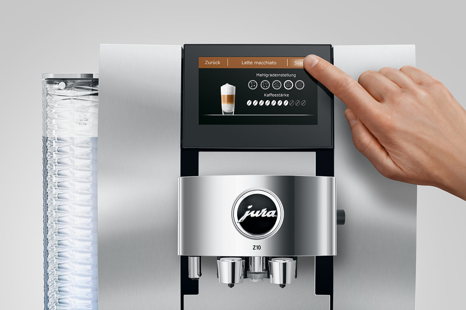 JURA Z10ALUMINIUMWHITE - Kaffeevollautomat Aluminium White