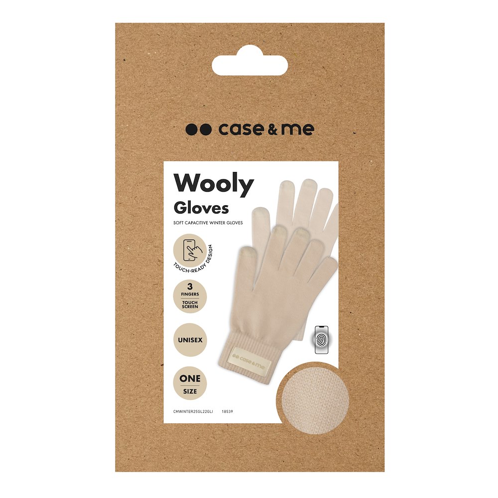 CASE&ME CMWINTER25GL22GLI - Winterhandschuhe mit Touchscreen-Funktion