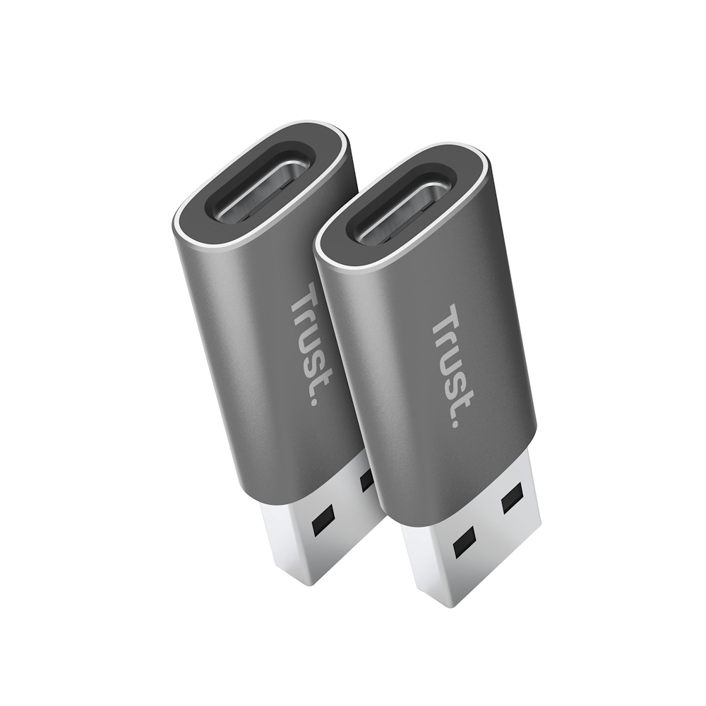 TRUST 25573 - 2er Set USB-A auf USB-C Adapter
