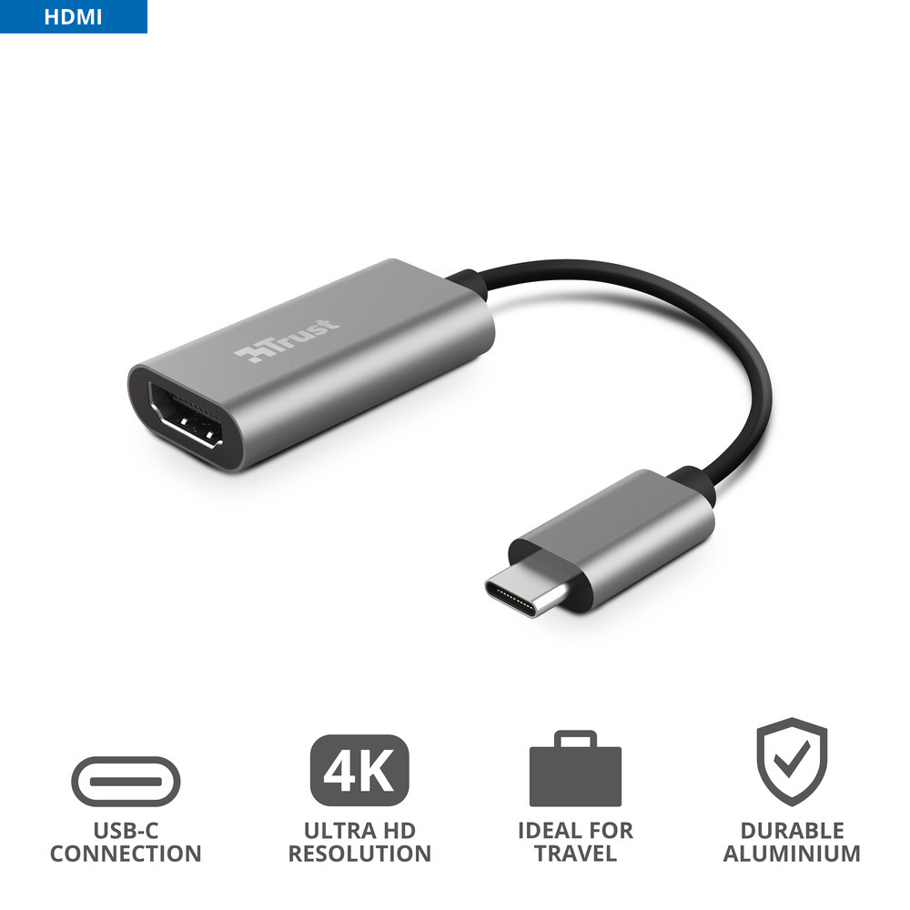 TRUST 23774 - Trust USB-C auf HDMI Adapter