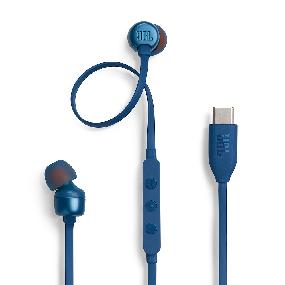 JBL JBLT310CBLU - Tune 310C USB-C In-Ear-Kopfhörer Blau