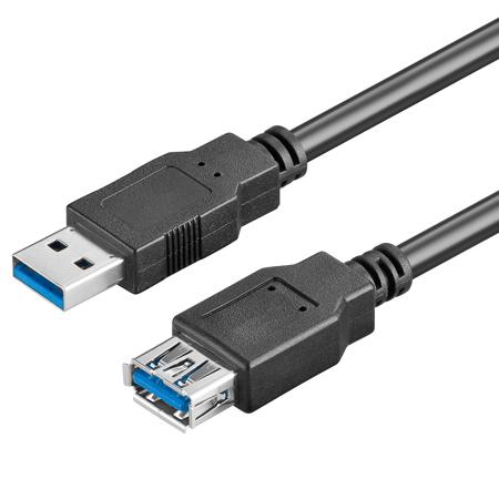 USB-VERLÄNGERUNG TYP-A STECKER / TYP-A BUCHSE 3,0 M