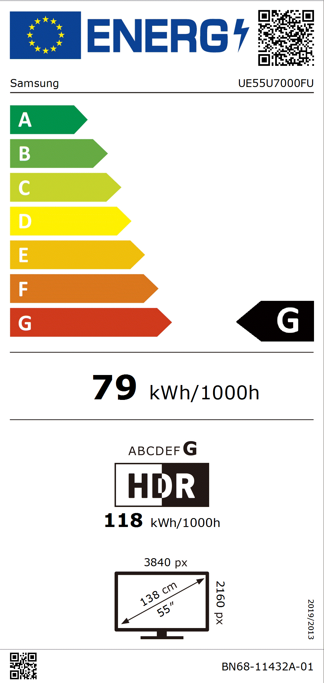 SAMSUNG UE55U7000FUXZT - Smart TV 55" Crystal UHD 4K