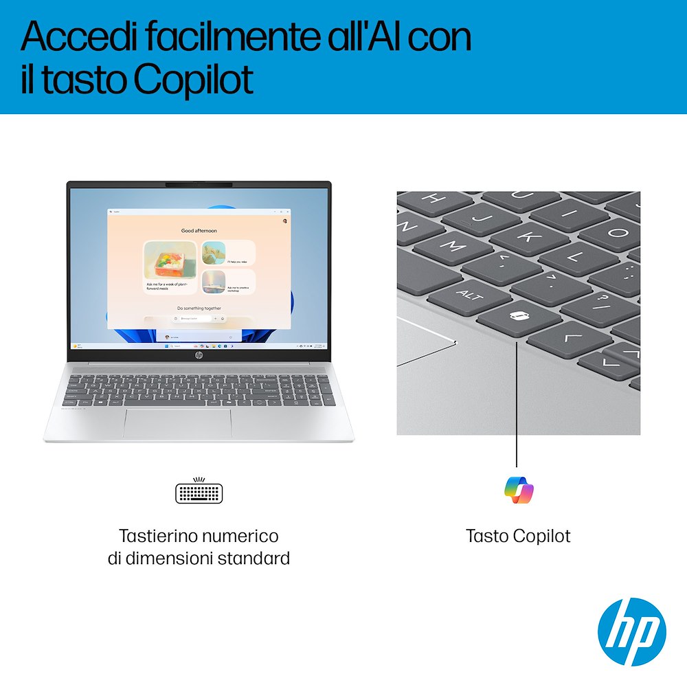 HP D8SQ0EA - OmniBook 16" AI 16GB SSD