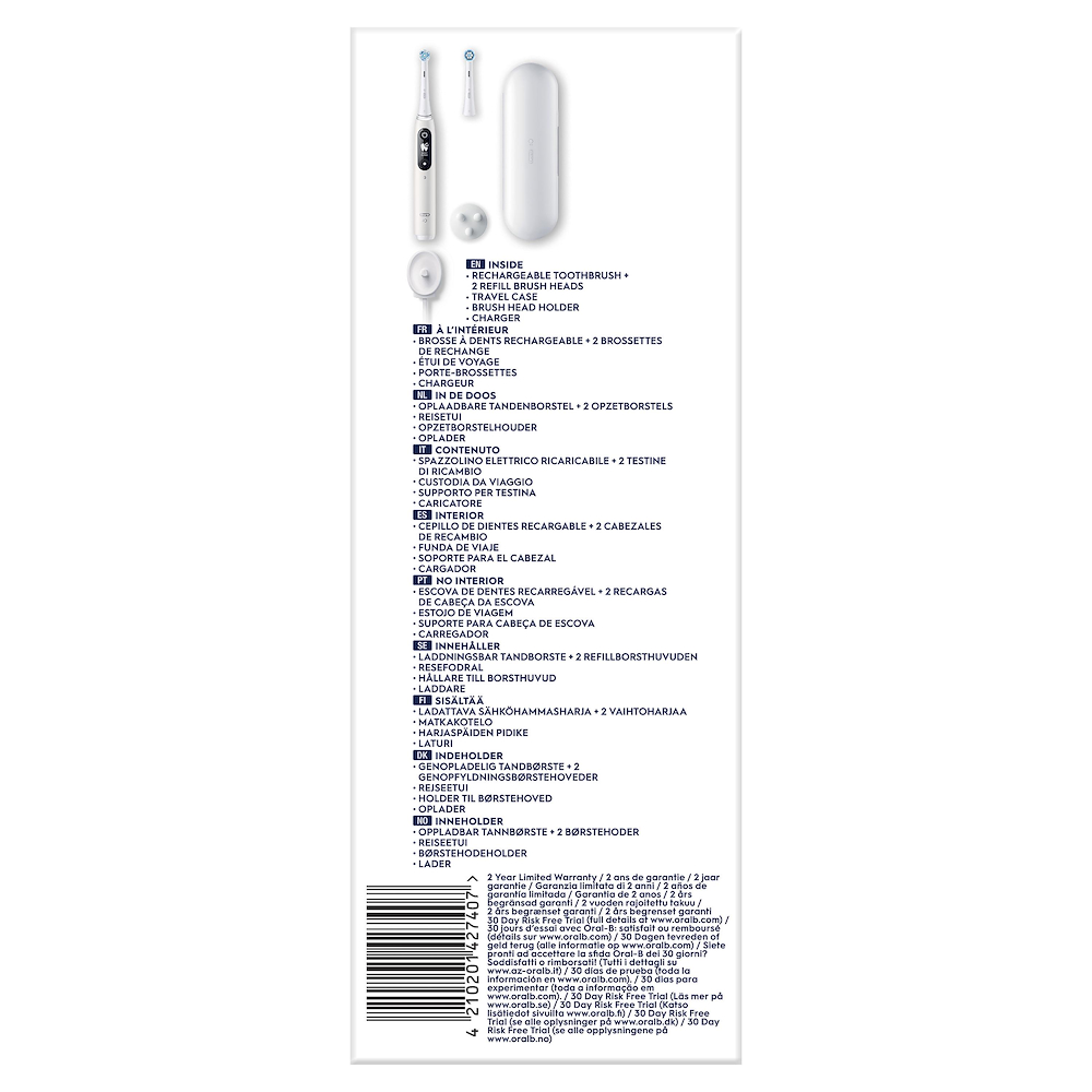 ORAL-B IO6SWHITE - Oral-B iO Series 6 Elektrische Zahnbürste Weiß