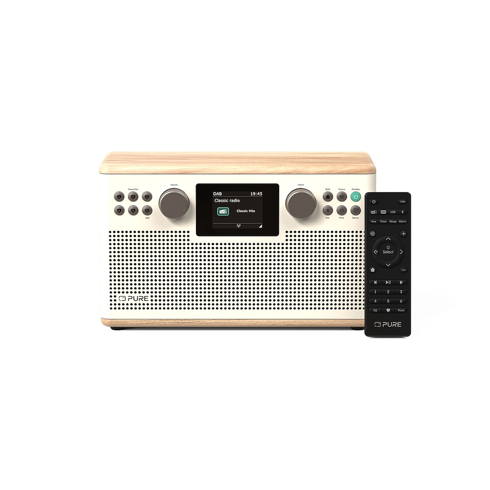 PURE 255048 - DAB+ Radio BT CLASSIC H6 in in Cotton White