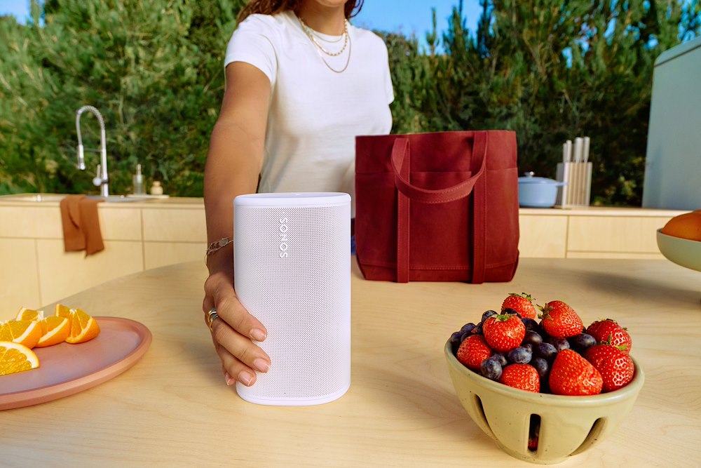 SONOS PLAYWHITE - Tragbarer Mini Lautsprecher Wi-Fi