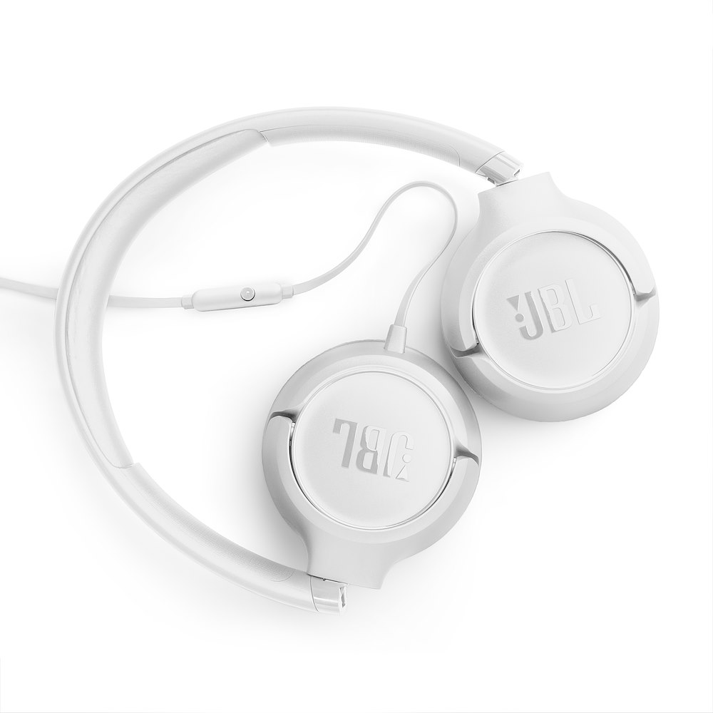 JBL JBLT530WHT - Weiße Kopfhörer mit Mikrofon