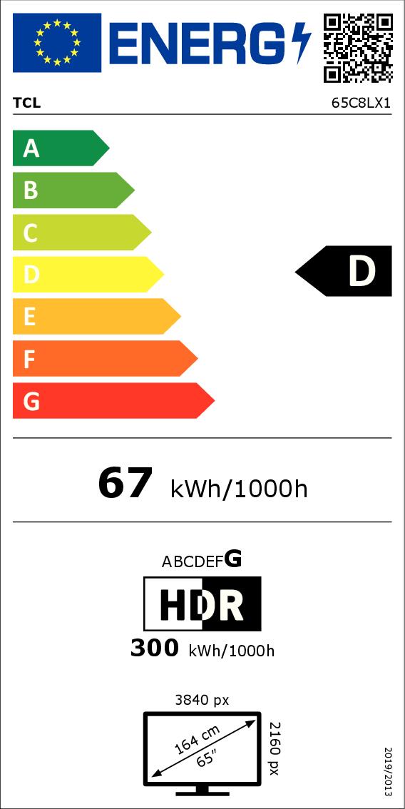 TCL 65C8L - 65" SQLED Mini LED Fernseher