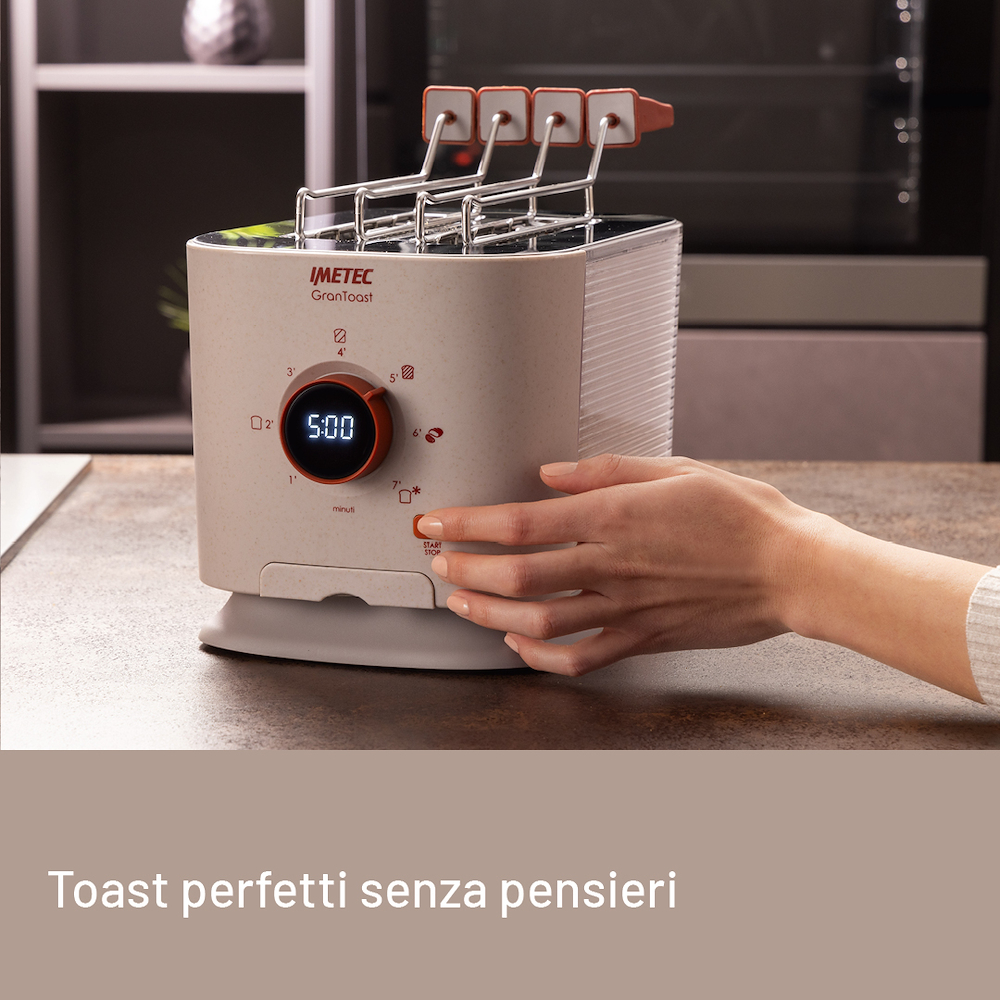 IMETEC 7504 - XL Toaster 600W mit Timer