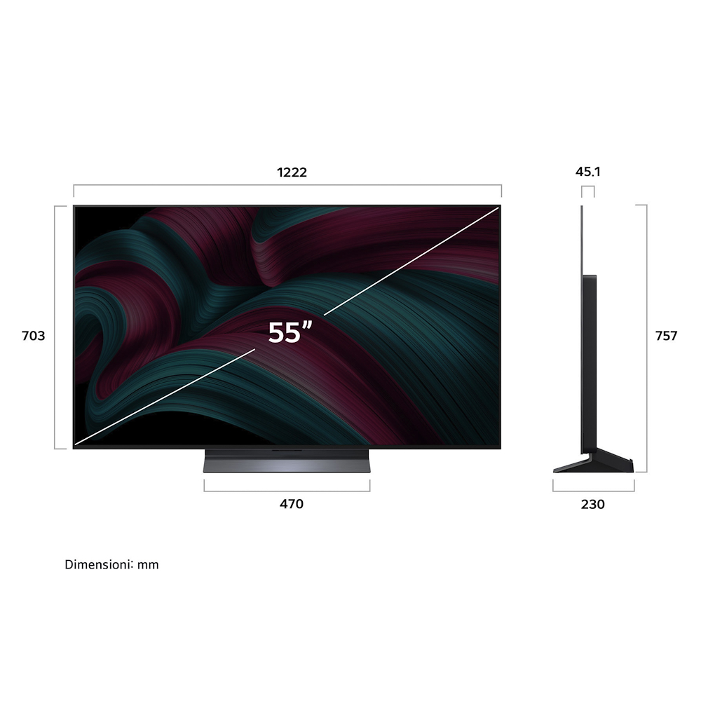 LG OLED55C55LA - OLED Fernseher 55 Zoll 4K