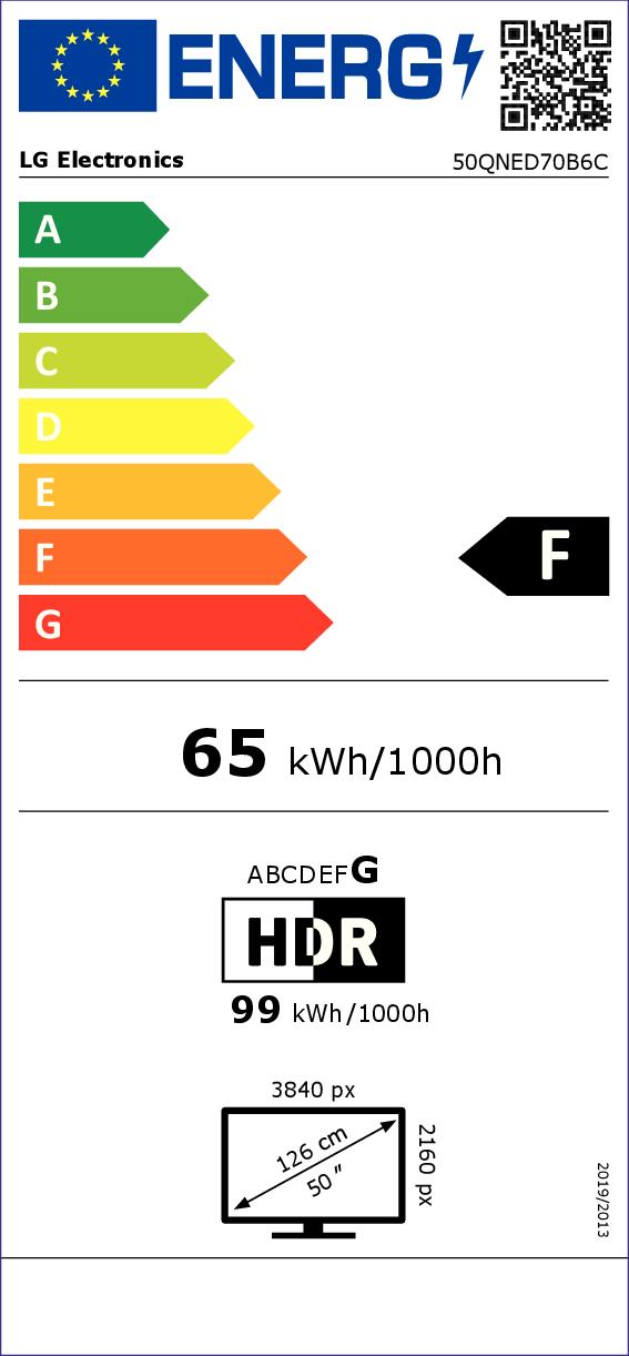 LG 50QNED70B6C - MiniLED 50" UHD TV