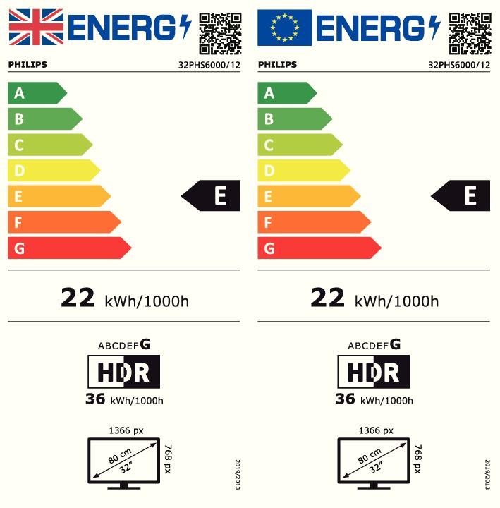 PHILIPS 32PHS6000/12 - 32 Zoll LED Fernseher HD 2K