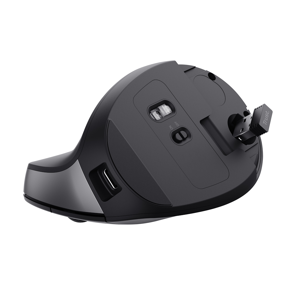 TRUST 25145 - Trust Bayo II Ergonomische Funkmaus Schwarz