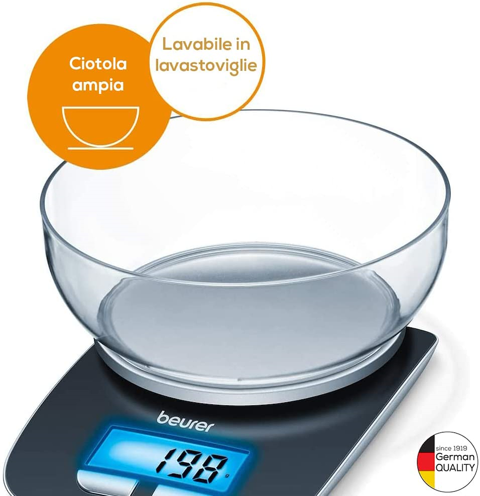 BEURER KS25 - Beurer Küchenwaage mit abnehmbarem Behälter