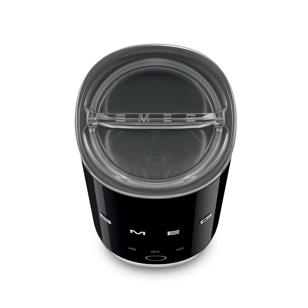 SMEG MFF02BLEU - Milchaufschäumer Schwarz 50's