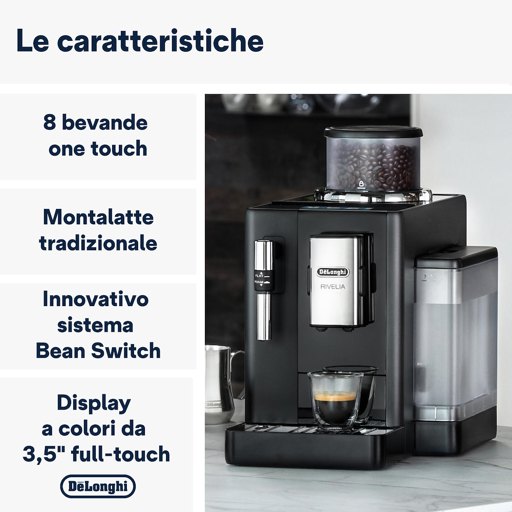 DE LONGHI EXAM44035B - De'Longhi Rivelia EXAM440.35.B Kaffeevollautomat