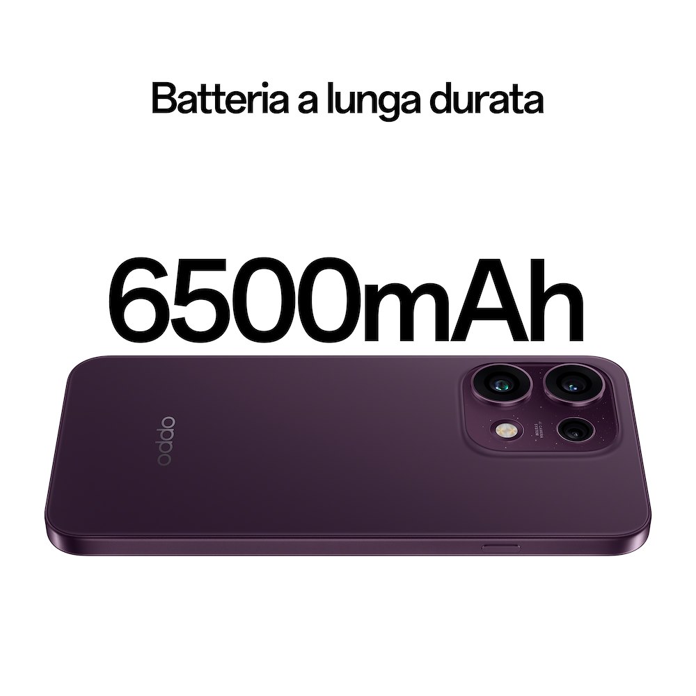 OPPO RENO16F5GPURPLEBLACK - Smartphone 5G mit Triple-Kamera