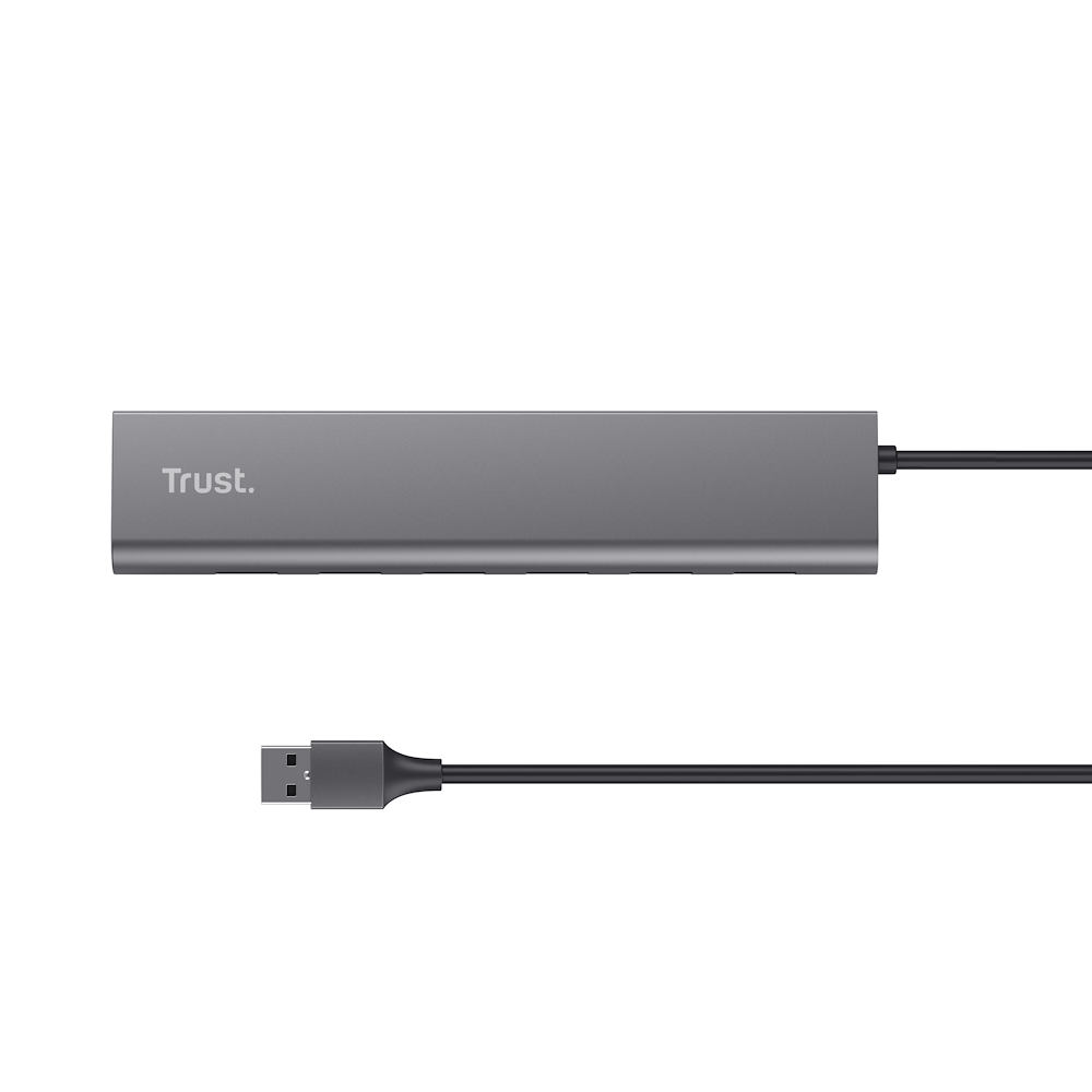 TRUST 24967 - Aluminium USB Hub mit 7 Ports