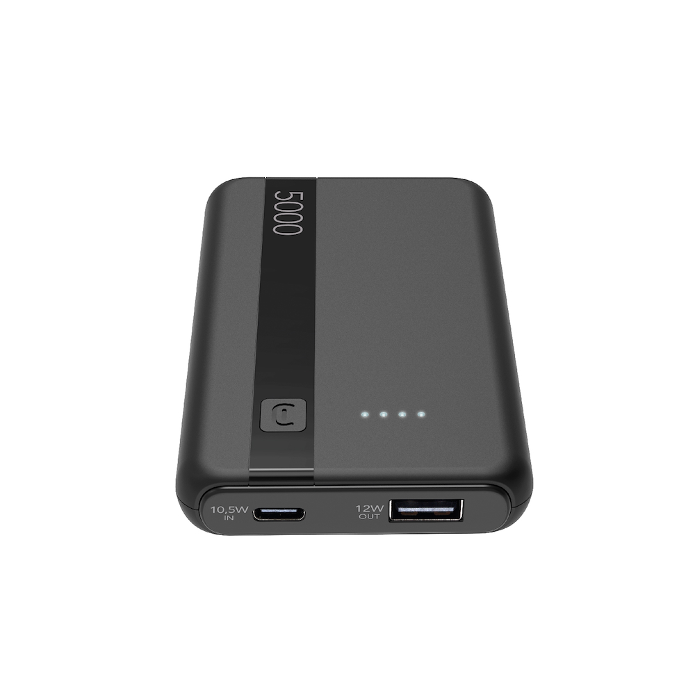 CELLULAR LINE PBENTRY5000K - 5000mAh USB-C Power Bank schwarz
