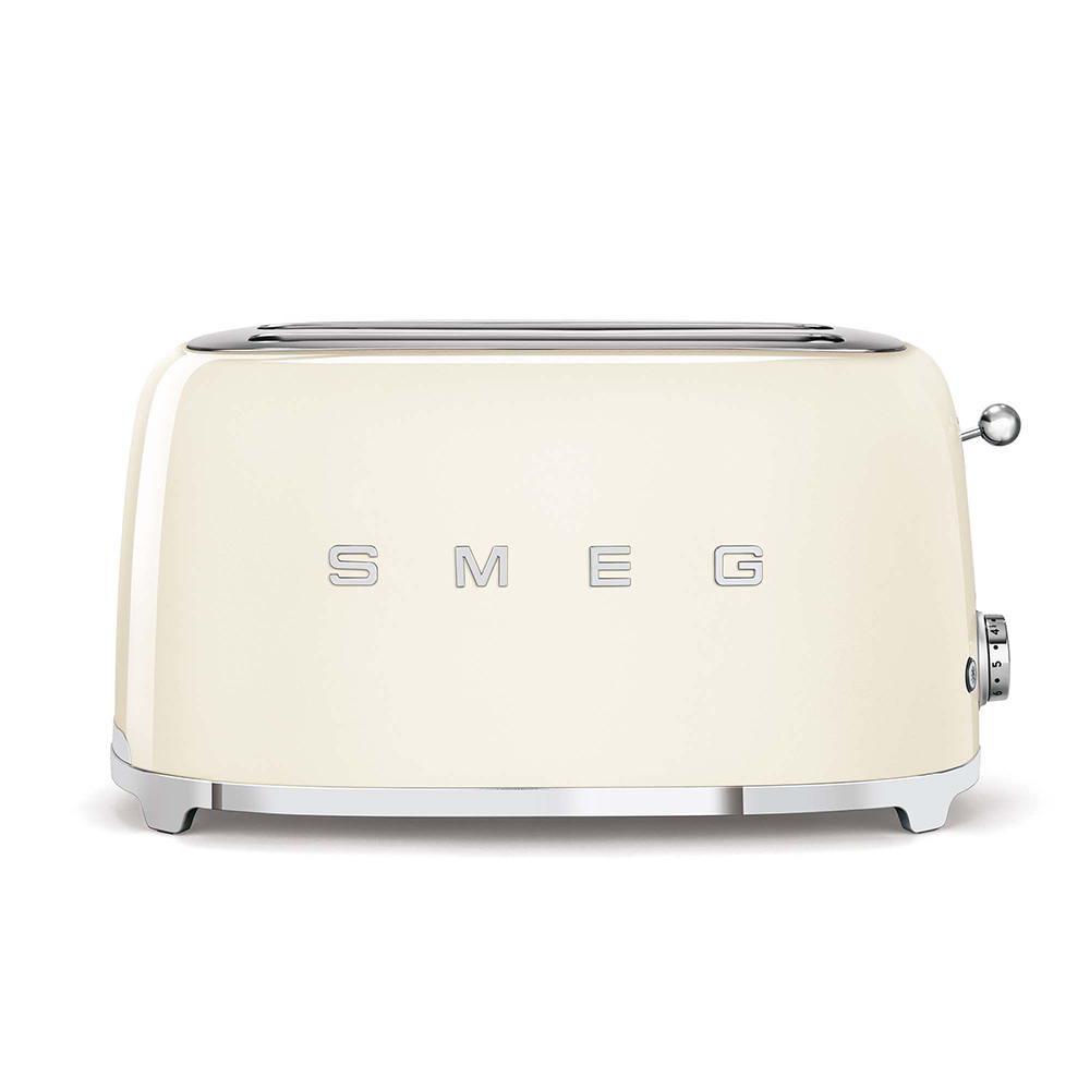 SMEG TSF02CREU - Toaster im 50er Jahre Stil, Cremefarben