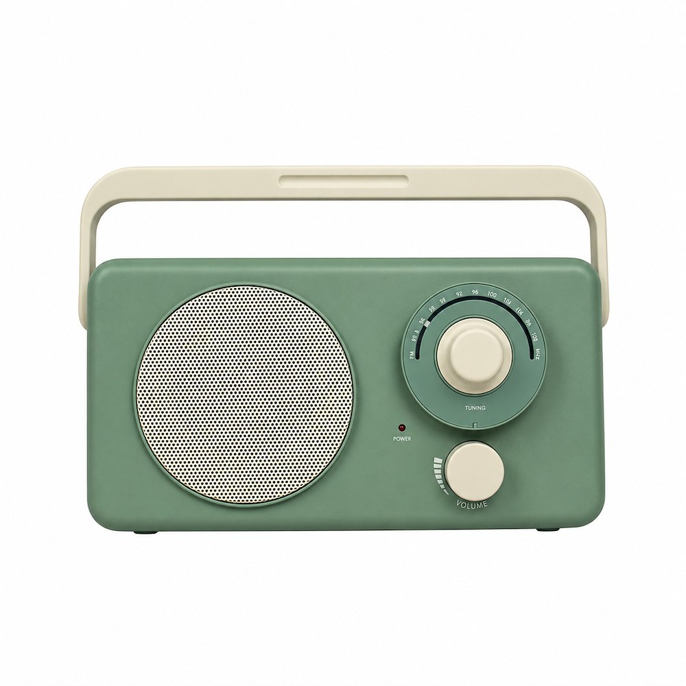 MAJESTIC AMELIASG 0756889 RADIO PORT.FM DOPPIO SISTEMA DI ALIMENTAZION.VERDE