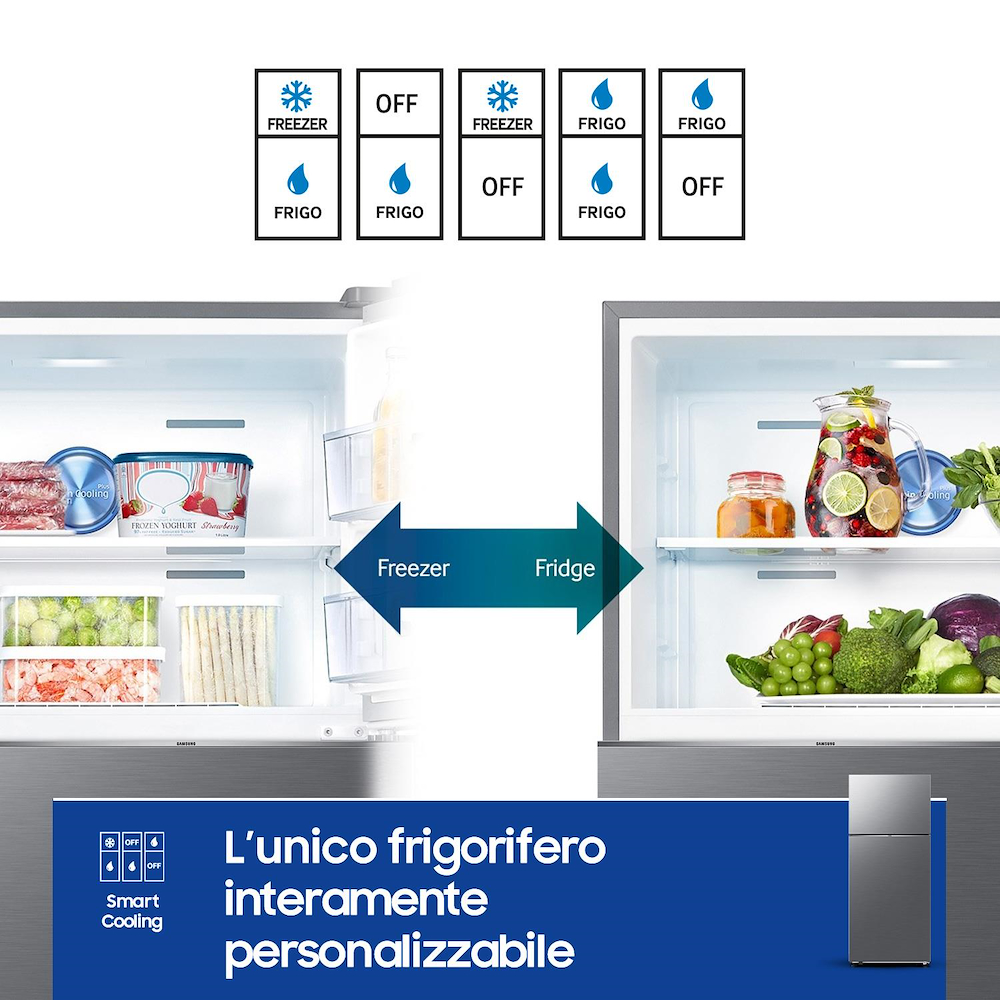 SAMSUNG RT53DG7A14S9 - Doppel-Tür Kühlschrank mit 530L und WiFi