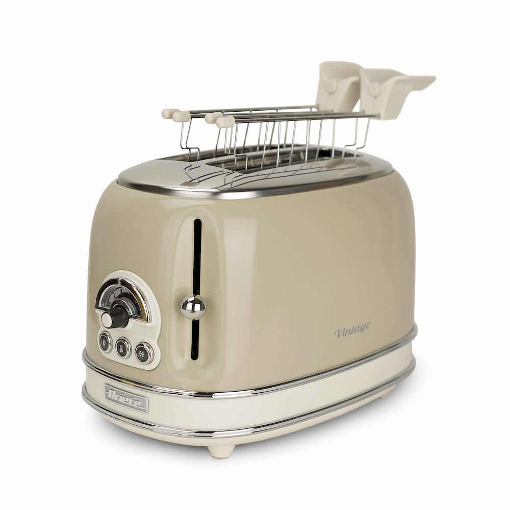 ARIETE 155BEIGE - 2-Slice Vintage Toaster Beige