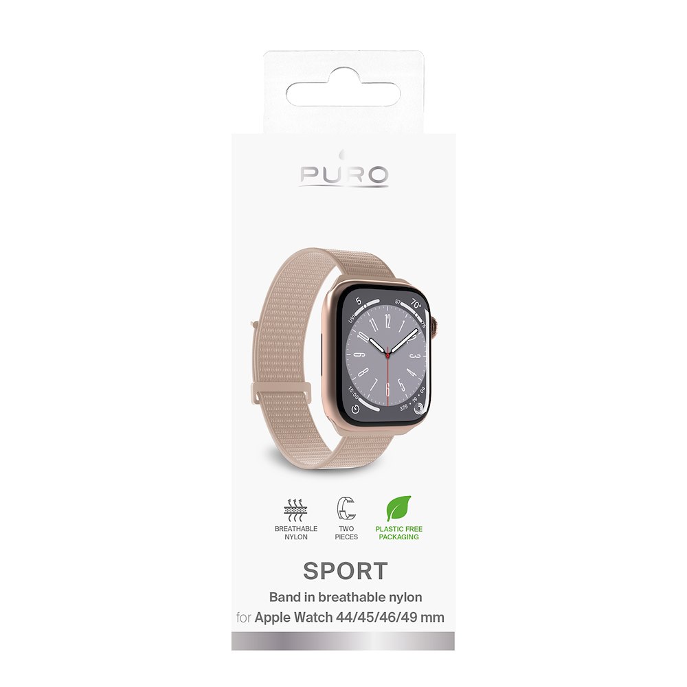 PURO PUSPORTAW44BEG - Sportarmband für Apple Watch