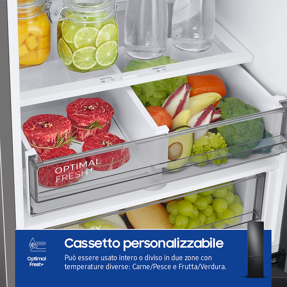 SAMSUNG RB38C7B6AB1 - Kombikühlschrank Klasse A Bespoke