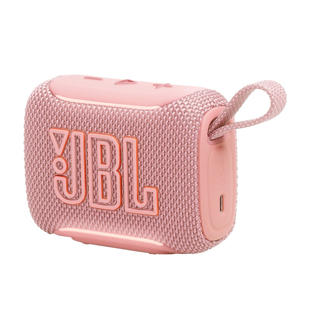 JBL JBLGO5PIK - Kompakter Mini Lautsprecher Rosa