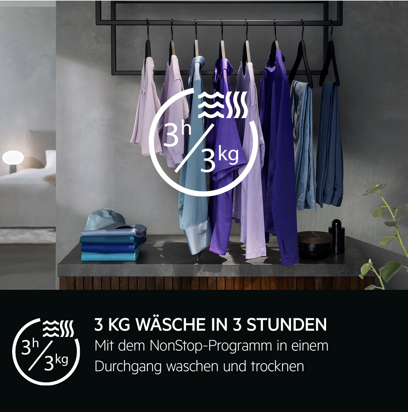 AEG LWR9W81609 - Waschtrockner 10 kg Waschen 6 kg Trocknen