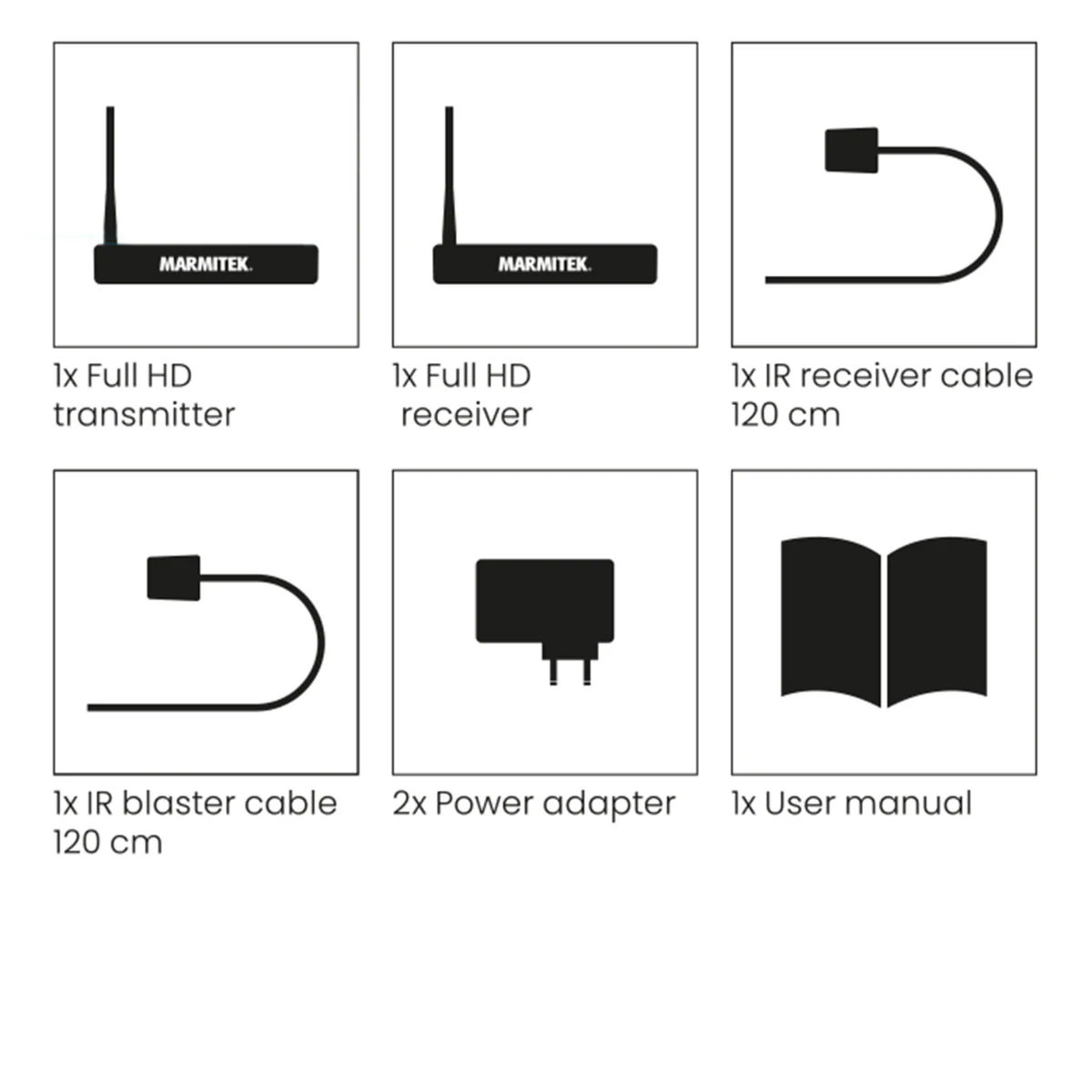 MARMITEK 25008498 - TV Anywhere Wireless HD 2 Extender